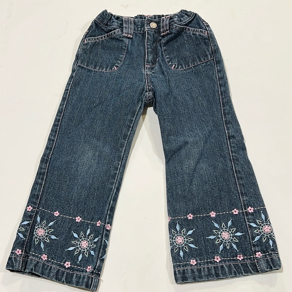 Gap - 3 year, embroidered jeans‎